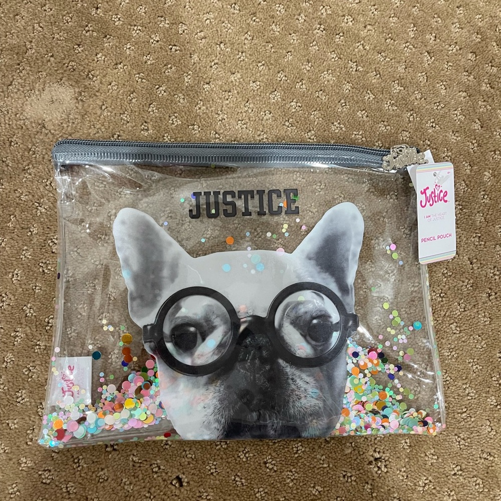 NWT Justice Pencil Pouch